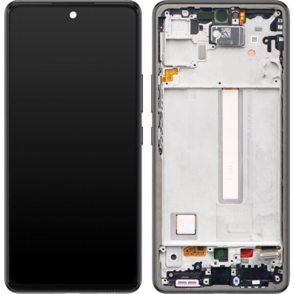 Pantalla completa con marco para Samsung Galaxy A53 5G A536 original (NEGRO)