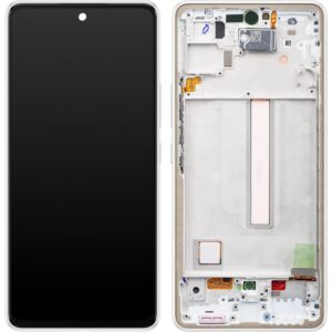 Pantalla completa con marco para Samsung Galaxy A53 5G A536 original (PLATA)