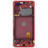Pantalla Completa ORIGINAL Con Marco Para Samsung Galaxy S20 FE 5G/G781 / S20 FE 4G/G780(ROJO)