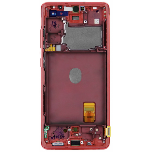 Pantalla Completa ORIGINAL Con Marco Para Samsung Galaxy S20 FE 5G/G781 / S20 FE 4G/G780(ROJO) - Imagen 2