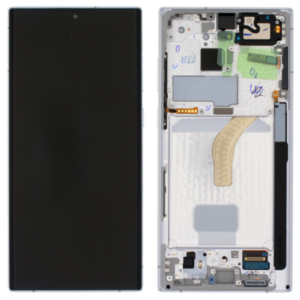 Pantalla original Servicepack con Marco compatible Para Samsung Galaxy S22 Ultra 5G / S908