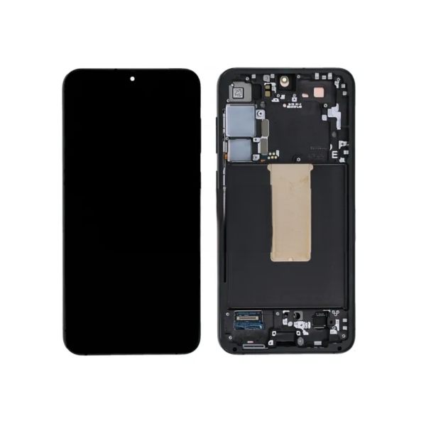Pantalla completa original con marco para Samsung Galaxy S23 S911 (NEGRO)