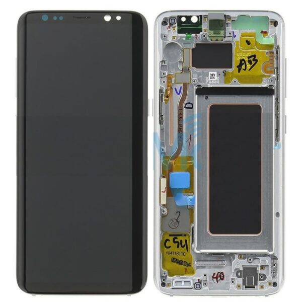 Pantalla Completa Reparada Para Samsung Galaxy S8 G950 VIOLETA desmontaje