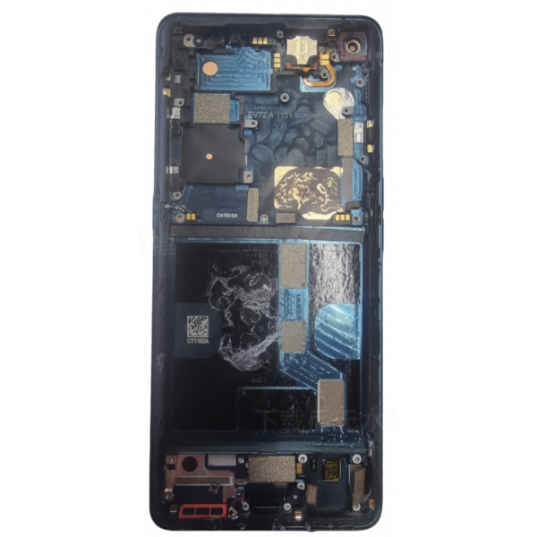 Pantalla original Completa amoled Y Táctil con marco para Oppo Find X2 Pro (CPH2025) (De Desmontaje) Grado A