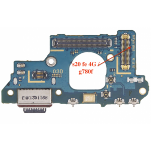 Placa De Conector De Carga Tipo C Con Micrófono para Samsung Galaxy S20 FE 4G SM-G780B 7