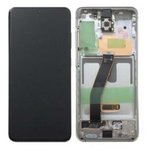 Pantalla Completa Original Con Marco Para Samsung Galaxy S20 G980/G981(BLANCO)