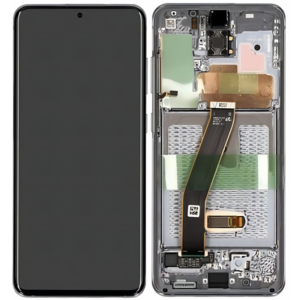 Pantalla Completa Original Con Marco Para Samsung Galaxy S20 G980/G981(GRIS)