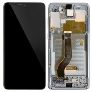 Pantalla Completa Original Con Marco Para Samsung Galaxy S20 Plus 4G/5G G985/G986(blanco)
