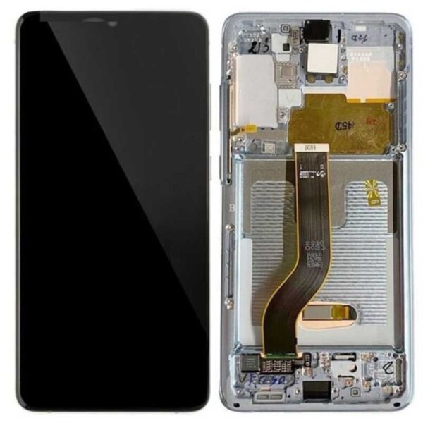 Pantalla Completa Original Con Marco Para Samsung Galaxy S20 Plus 4G/5G G985/G986(blanco)