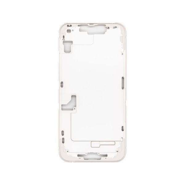 Chasis / Marco Intermedio Con Bandeja Sim Y Botones Físicos Para IPhone 14 Blanco