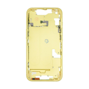 Chasis / Marco Intermedio Con Bandeja Sim Y Botones Físicos Para IPhone 14 Amarillo