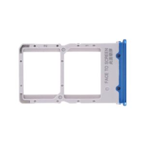 Bandeja SIM+Tarjeta Micro SD Para Xiaomi Mi 9 Lite azul