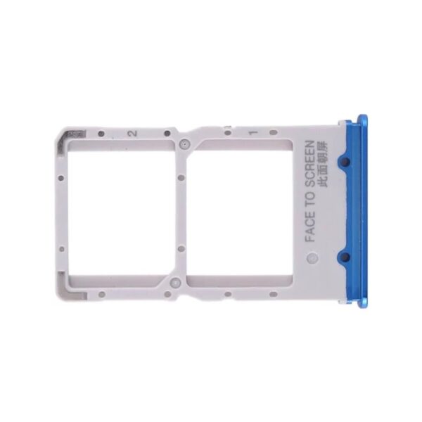 Bandeja SIM+Tarjeta Micro SD Para Xiaomi Mi 9 Lite azul