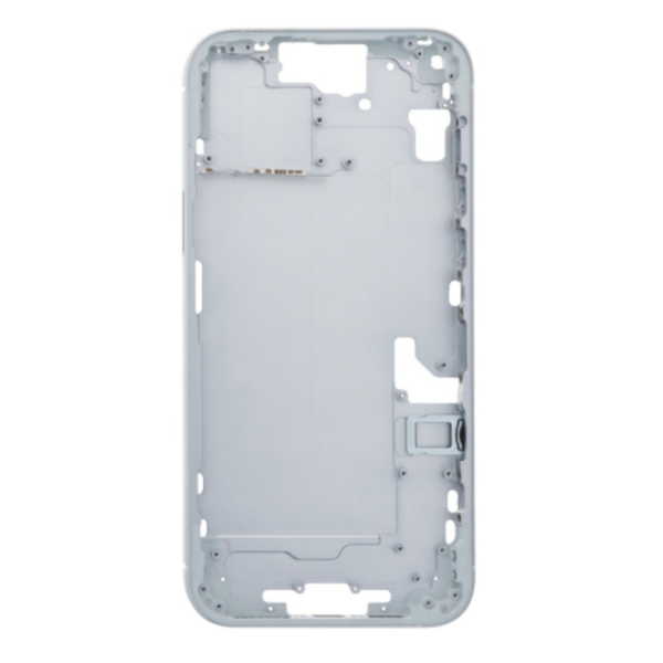Chasis / Marco Intermedio Con Bandeja Sim Y Botones Físicos Para IPHONE 15 Azul