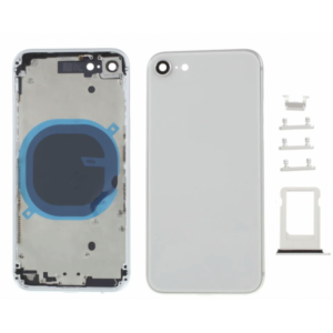 Chasis De Pantalla / Marco Medio / Carcasa Central Con Tapa Trasera Para IPhone 8G / iPh 8G Blanco (Calidad Premium) )