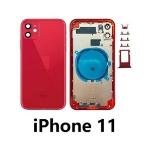 Chasis De Pantalla / Tapa Con Marco Para iPhone 11 Rojo (Calidad Premium)