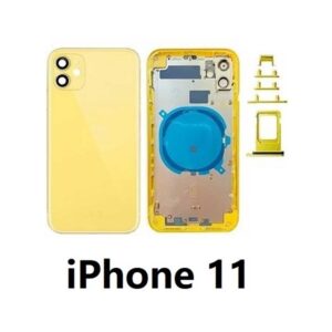 Chasis De Pantalla / Tapa Con Marco Para iPhone 11 Amarillo (Calidad Premium)