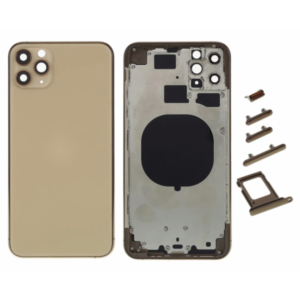 Chasis De Pantalla / Tapa Con Marco Para IPhone 11 Pro Max Oro  (Calidad Premium)