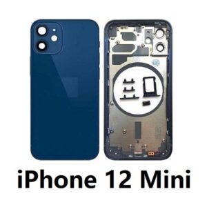 Chasis De Pantalla / Tapa Con Marco Para IPhone 12 Mini Azul  (Calidad Premium)
