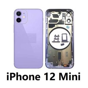 Chasis De Pantalla / Tapa Con Marco Para IPhone 12 Mini Morado  (Calidad Premium)