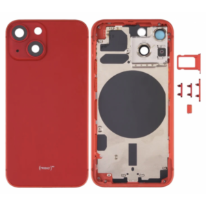 Chasis De Pantalla / Tapa Con Marco Para IPhone 13 Mini Rojo (Calidad Premium)
