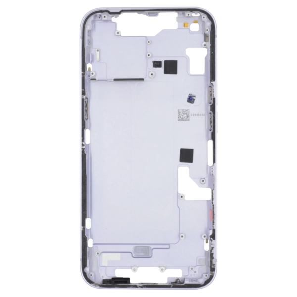 Chasis / Marco Intermedio Con Bandeja Sim Y Botones Físicos Para IPhone 14 plus Morado