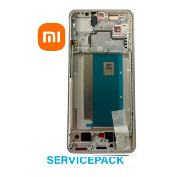 Pantalla Completa LCD Y Táctil Original Con Marco Para Xiaomi Poco F6 PRO 5G (BLANCO)
