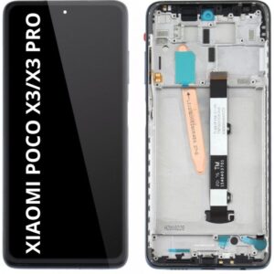 Pantalla Completa Tactil Y LCD Con Marco Para Xiaomi Poco X3 / X3 PRO (NEGRO)