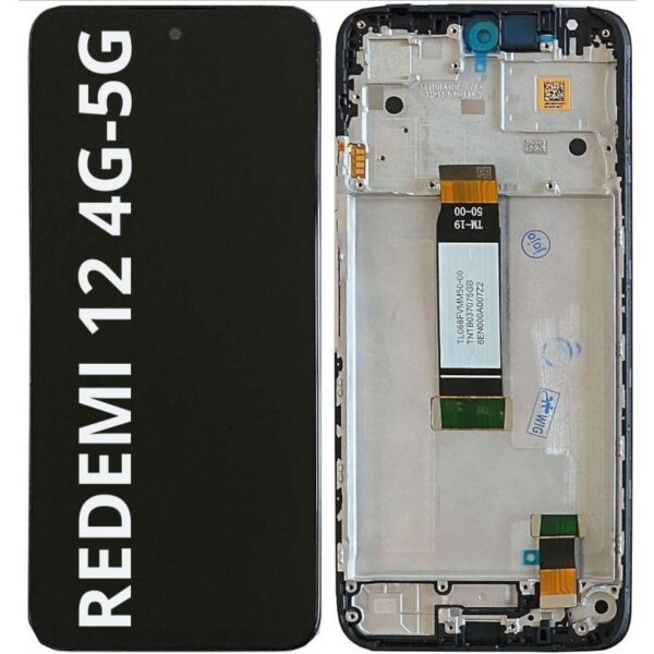 Pantalla Completa Tactil Y LCD Con Marco para Xiaomi Redmi 12 4G 5G / Poco M6 Pro 5G
