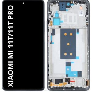 n166 Pantalla Completa Tactil Y LCD Con Marco para Xiaomi MI 11T / MI 11T PRO / POCO F4 GT (NEGRO)