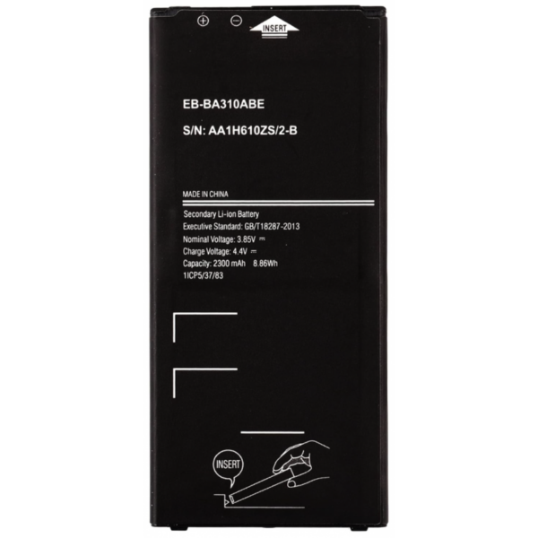 N186 Batería EB-BA310ABE Para SAMSUNG GALAXY A3 2016 / A310 De 2300mAh SIN LOGO