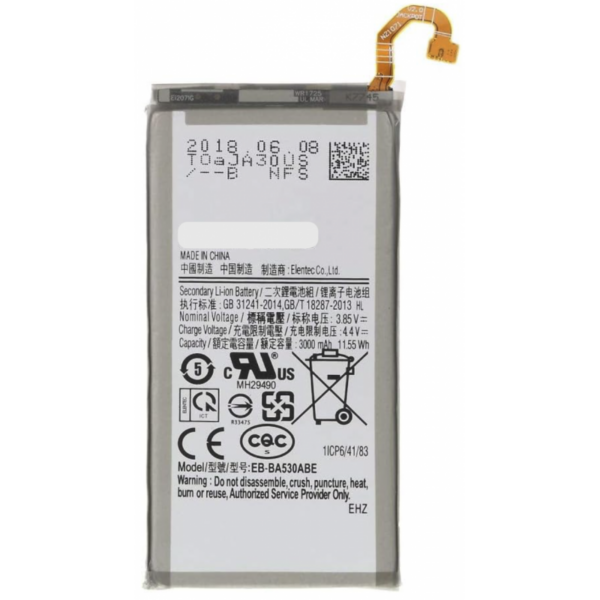 N335 Bateria EB-BA530ABE De 3000mAh Para Samsung Galaxy A8 2018 / A5 2018 A530 SIN LOGO