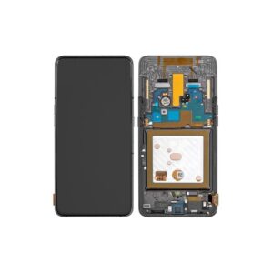 N83 Pantalla Completa Original Con Marco Para Samsung Galaxy A80 2019 4G / A805 (NEGRO)