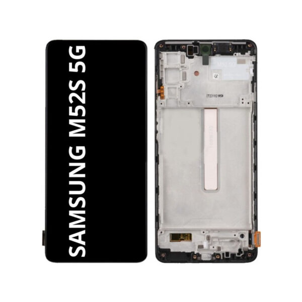 Pantalla ORIGINAL Completa LCD y Tactil Con Marco Para samsung m52 5G / m526 (M52S 5G 2021)