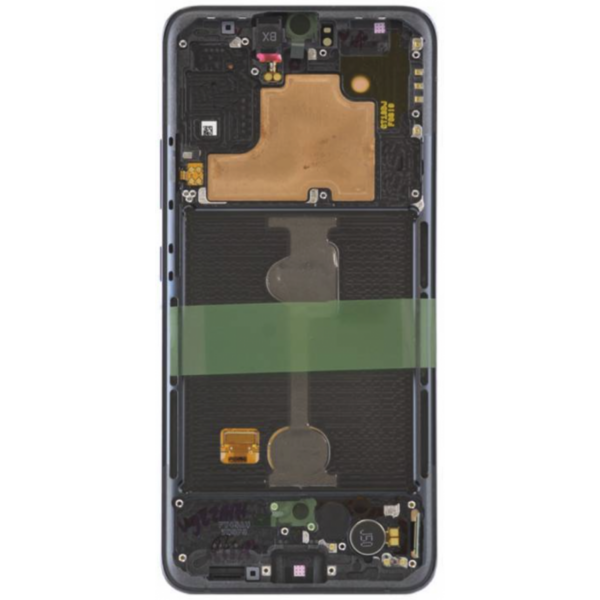 N84 Pantalla Original Con Marco Para Samsung Galaxy A90 / A908 / A90 5G (NEGRO)