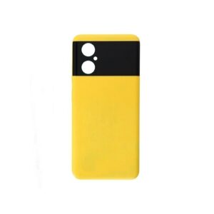 Tapa Trasera Para Xiaomi Pocophone M4 5G / Poco M4 5G (AMARILLO)