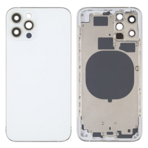 Chasis De Pantalla / Tapa Con Marco Para IPhone 12 Pro Max Blanco (Calidad Premium)