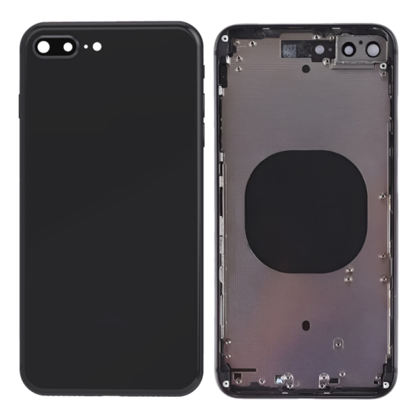 Chasis De Pantalla / Carcasa Central Con Tapa Trasera Para IPhone 8G Plus / iPhone 8 Plus Negro (Calidad Premium)