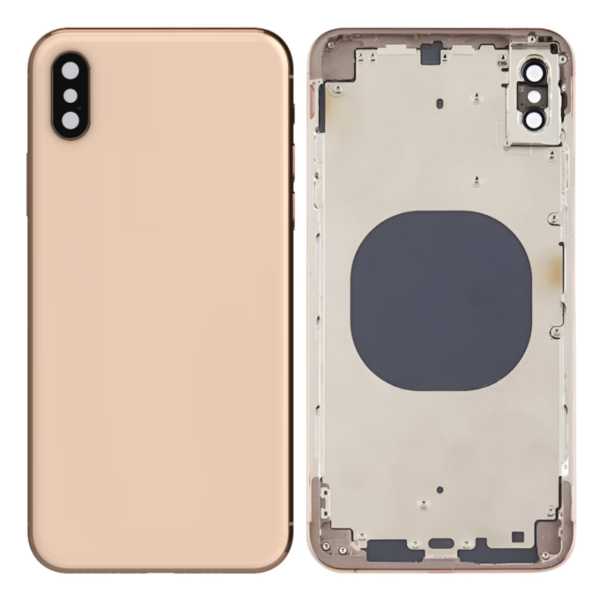 Chasis De Pantalla / Tapa Con Marco Para IPhone XS Oro (Calidad Premium)