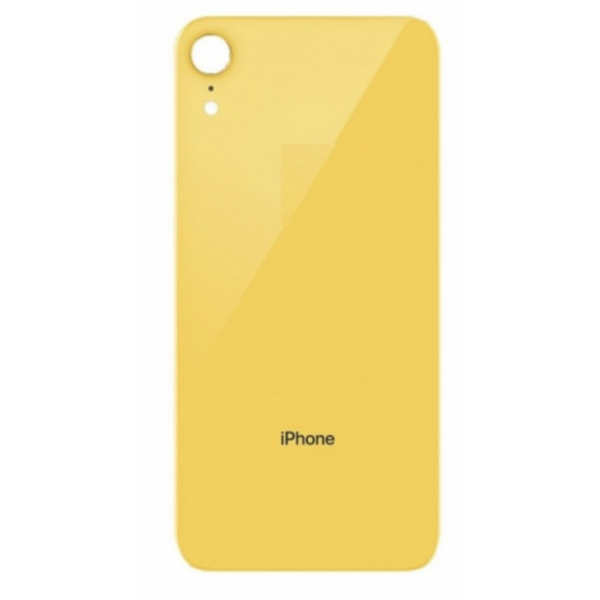 TAPA TRASERA PARA IPHONE XR -Amarillo(Calidad Premium)