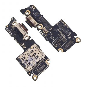 Placa De Conector De Carga USB Tipo-C Con Lector De Tarjeta SIM para Xiaomi Mi13