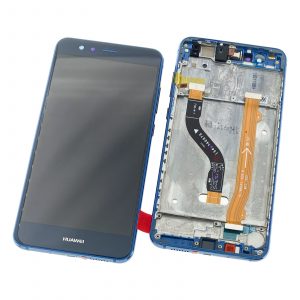 Pantalla Completa Original LCD Y Táctil Con Marco para Huawei P10 Lite – Azul (Service Pack) Sin Batería