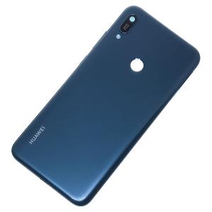 Tapa Trasera Para Huawei Y6 2019 SIN LOGO azul