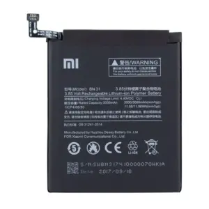 Bateria BN31 Original para Xiaomi Mi A1 MiA1 / Mi5X Mi 5X / Redmi Note 5A / Redmi S2 - 3000 mAh