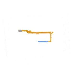 Flex De Botón De Encendido Con Lector De Huella para Huawei P Smart Pro (2019) – Azul