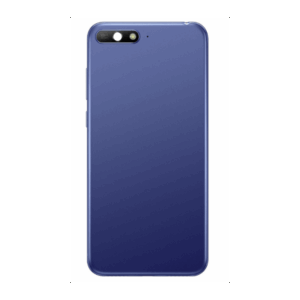 Tapa Trasera Para Huawei Y7 2018 SIN LOGO azul