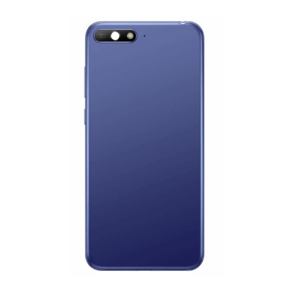 Tapa Trasera Para Huawei Y7 2018 SIN LOGO azul
