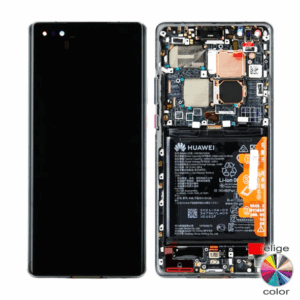 Pantalla Completa Ori con marco Para Huawei Mate 40 Pro - Negro