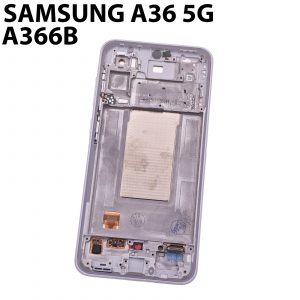 Pantalla Completa Original LCD Y Táctil Con Marco para Samsung Galaxy A36 5G A366B (2025) – Morado