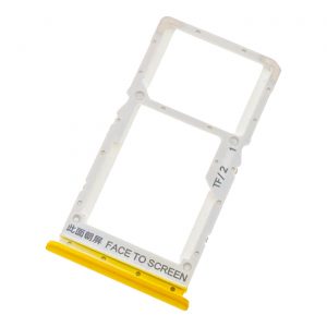 Bandeja SIM Dual y SD para Xiaomi Redmi Note 10 5G / poco m3 pro amarillo